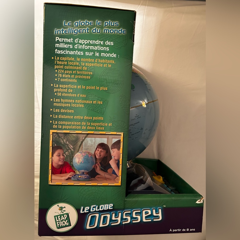 Neuf, Jouet Educatif et Interactif, LE GLOBE ODYSSEY de LEAP FROG, 8 Ans et Plus - Picture 5 of 6
